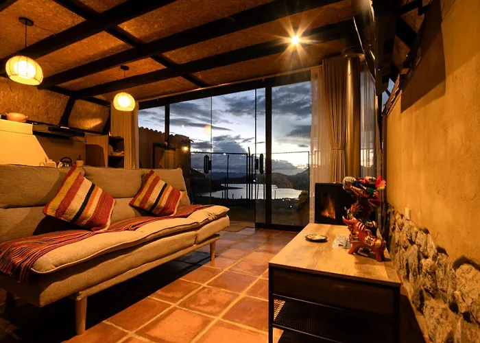 Cabin Overlooking The Huaypo Lagoon In The Sacred Valley, Cusco
